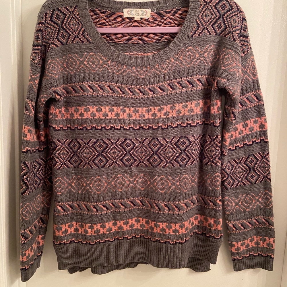 Striped Print Sweater